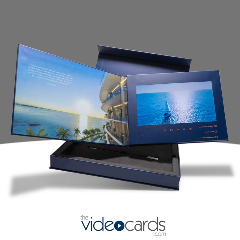 10" Video brochure with a presentation box
